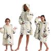2023 Hooded Oversized Flannel Blanket Clothing for Men & Women – Extended Length for Warmth