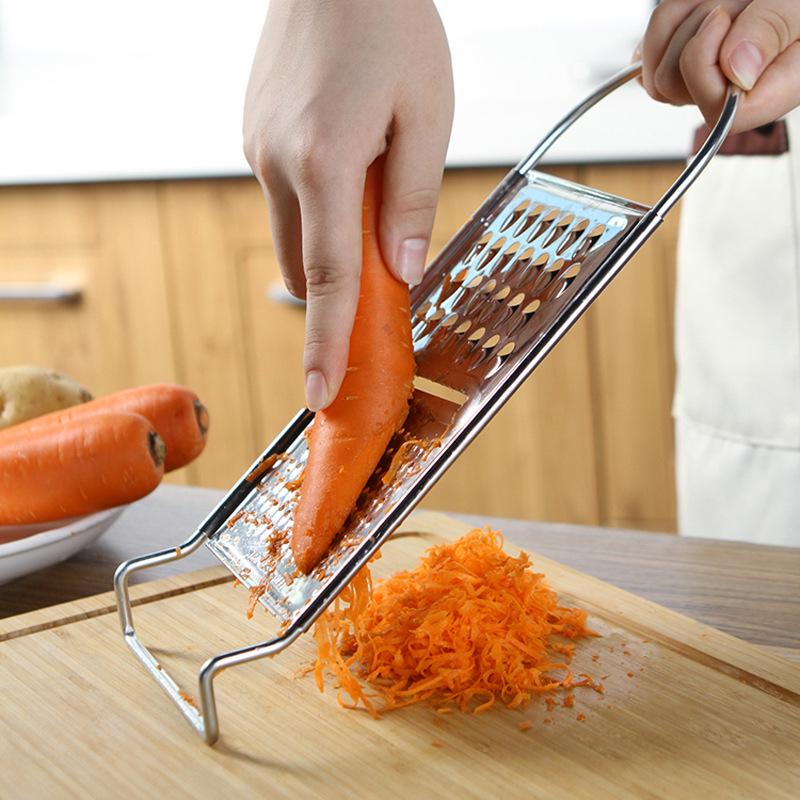 Stainless Steel Multi-Functional Vegetable Grater & Slicer Board