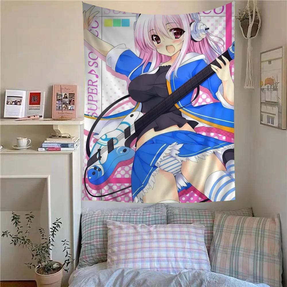 VIKAMA 2026 New Supersonic Manga Tapestry  Classic Anime Wall Hanging  Aesthetic Decor for Living Rooms Bedrooms and Dorms