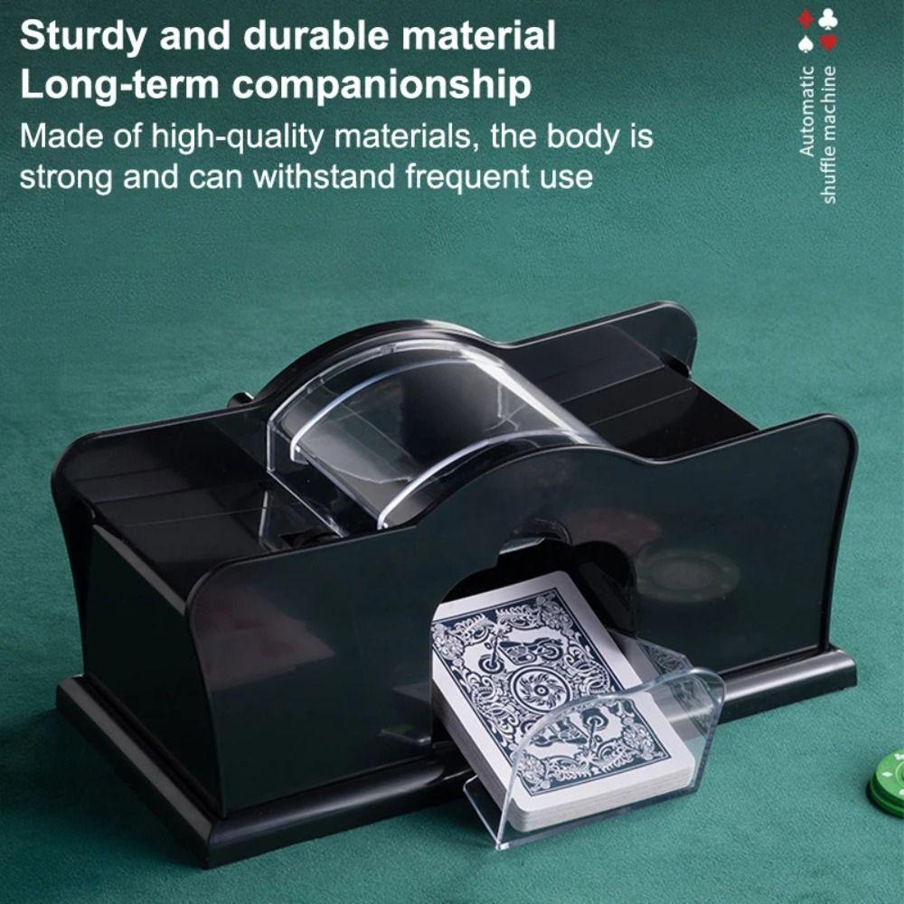 Easy-To-Use Manual Card Shuffler with Handle Card Shuffler Mixer  Poker Gatherings