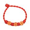 Benmingnian Red String Amulet Bracelet: Unisex Simple Thick Style Hand Jewelry Gift