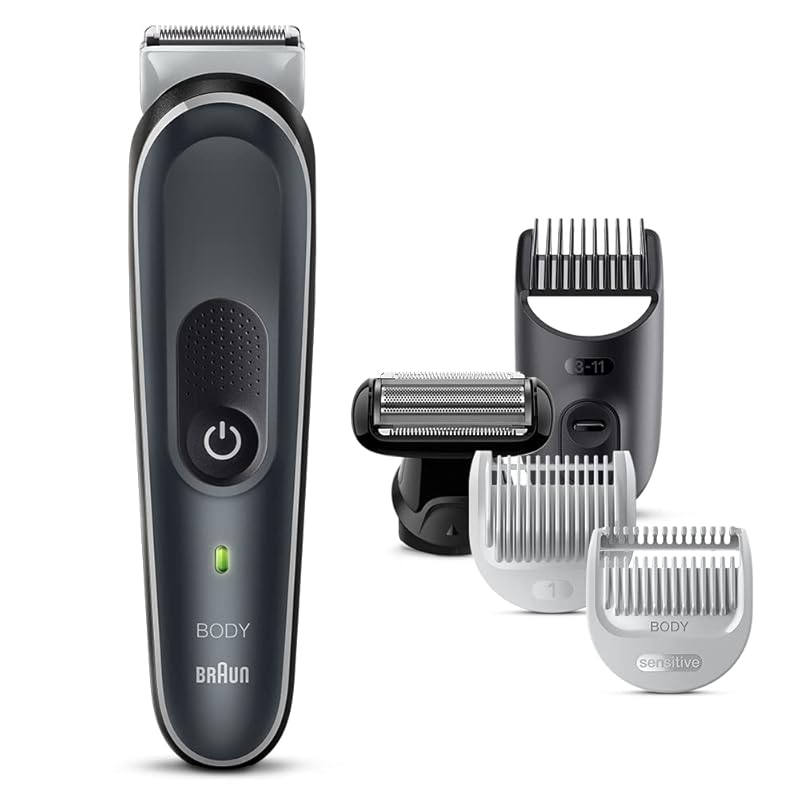 

brown body trimmer BG5360 body shaver body groomer for men Armpit chest arm leg delicate zone Equipped with a body shaver head for more comfortable