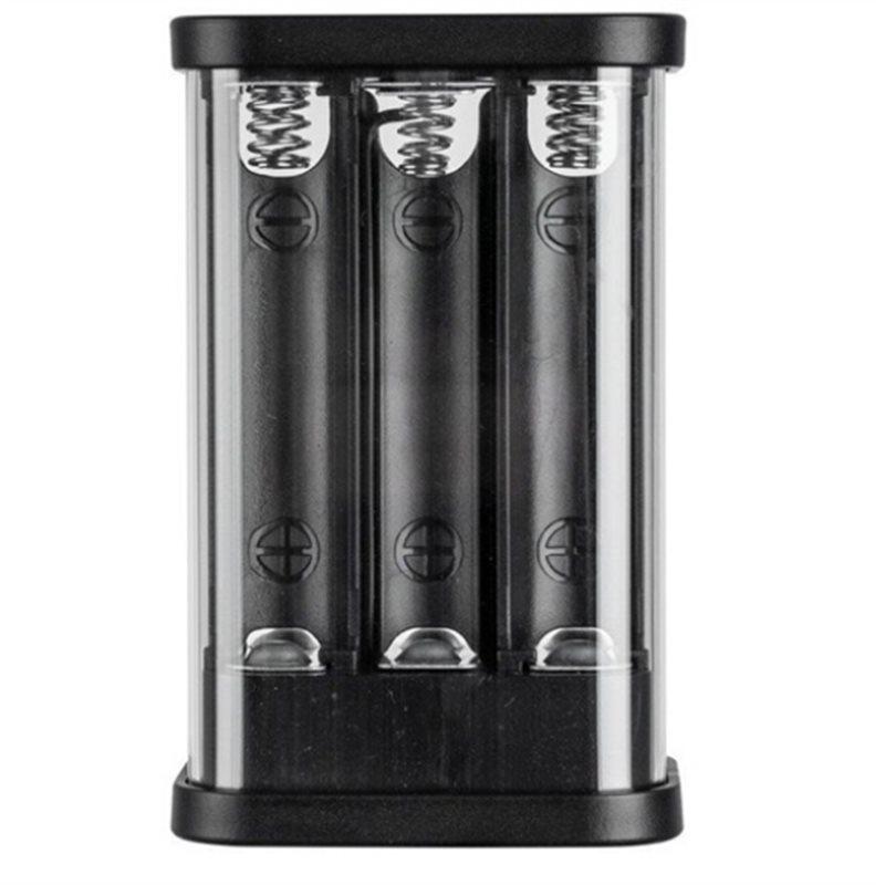

CYCLI-18650 Battery Power Bank Case, 22.5W Fast Charging Transparent Black LED Battery Storage Box