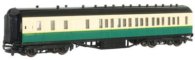 Bachmann HO Gauge Thomas the Tank Engine Brake Car Railway Model Passenger Car Prototype White Green Gordon's 28-76035 &