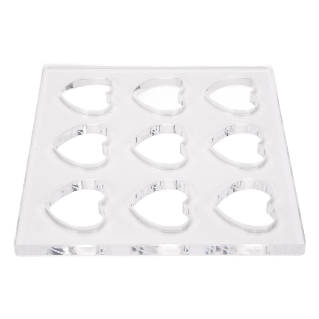 Heart Shaped DIY Acrylic Pastry Shaper Dessert Bakery Model Tool for Home Baking Party Food Making