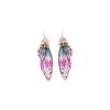 Super fairy diamond-set resin wings fringed ear hooks light luxury high-end earrings fashionable exquisite earrings design sense niche