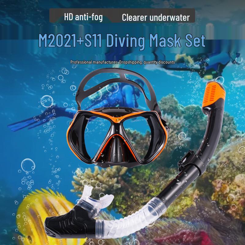 Snorkel in PVC Monopezzo per Adulti e Bambini per Viaggi e Immersioni