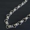 Biker-Decor Skull Wallet Chain with Hook Snap Closure Punk Skull Trouser Chain Hip-hop Cool Style Pant Chain Ornament