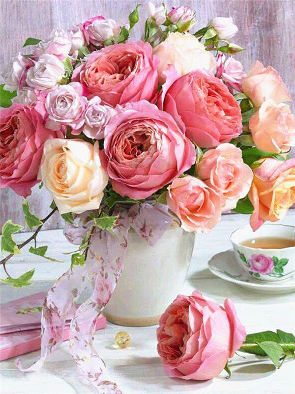 DIY 5D kwiat róży diament malarstwo rhinestone obraz sztuki zestaw do haftu pełny haft diamentowy prezent mozaika dekoracji