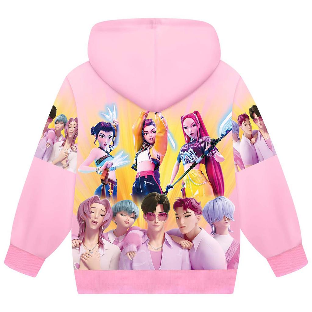 Girls Boys Hoodie Casual School Outdoor Sweatshirts For 2-12 Years Kids