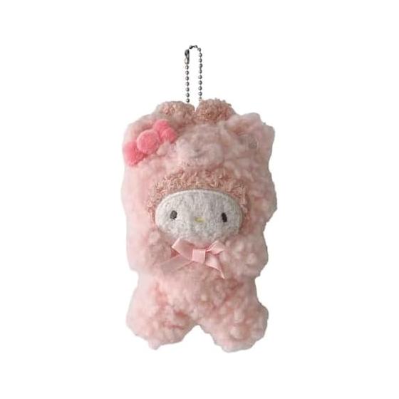 ZY0589 With SanrioMC Kumamoko My Melody F Sanrio Charm Keychain Mascot Ball Chain My Melody