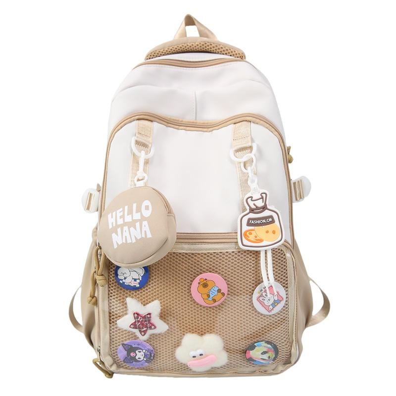 Plecak studencki o dużej pojemności Damska torba szkolna