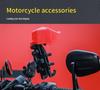 Shockproof Motorcycle Phone Holder with Anti-theft and Charging Features
