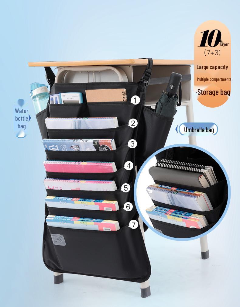 Hanging Desk Storage Bag for High School Students