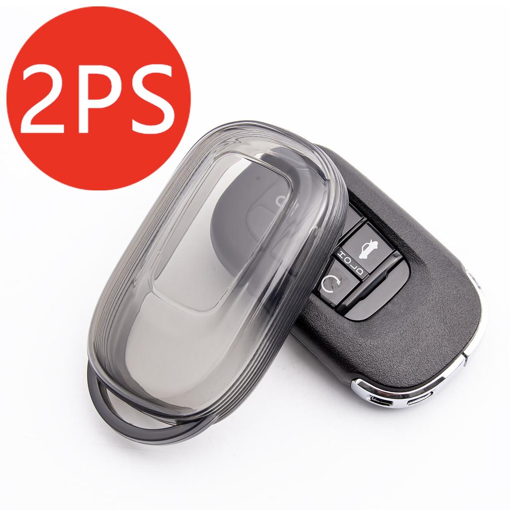 Transparent Black Tpu Car Smart Key Cover Case For Honda Civic 11Th Accord Cr-V Hr-V Pilot Vezel Zr-V -