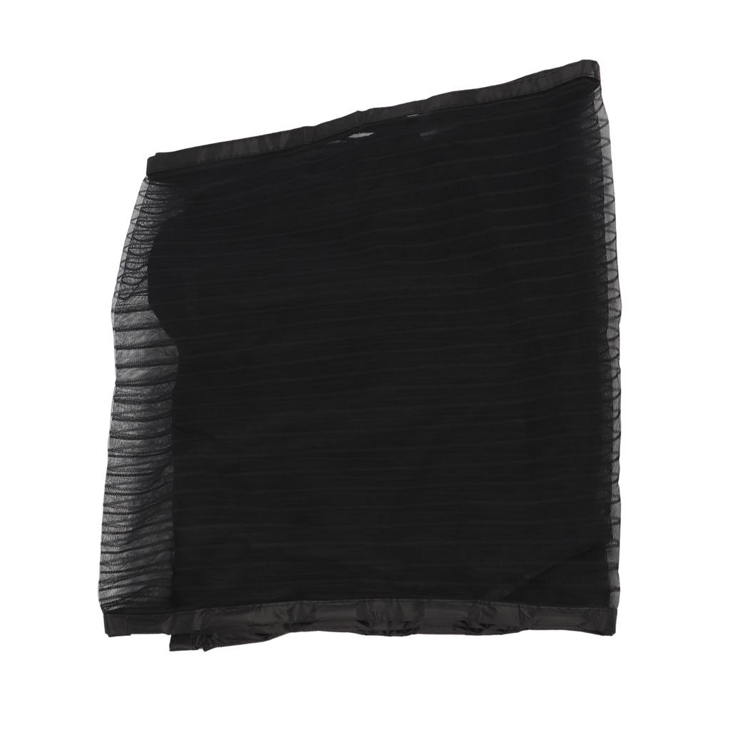 Magnetic Screen Door Polyester Breathable Door Mesh 120x210cm Hook and Loop Fastener for Home