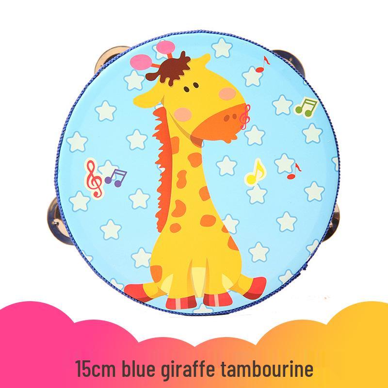 Wooden Tambourine for Early Childhood Music and Dance