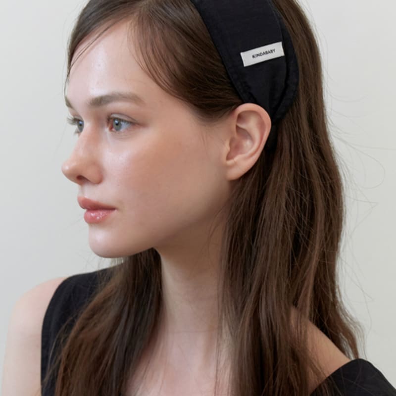 KINDABABY Daily Basic Wide Headband - Black