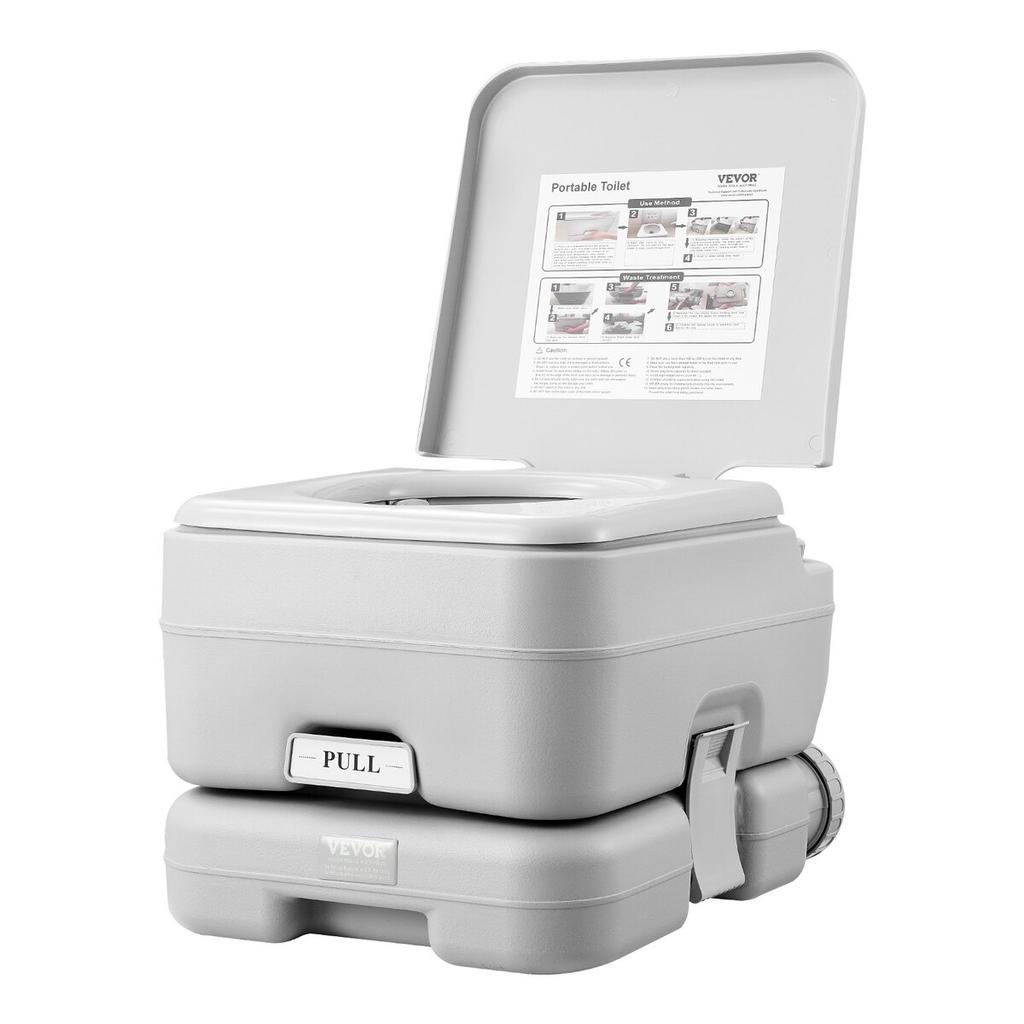 Portable Toilet Flush Travel Camping 3.2 Gal Commode Potty Outdoor Indoor