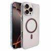 For iPhone 16 Pro Case Magnetic Case Shockproof TPU+PC Clear Phone Cover