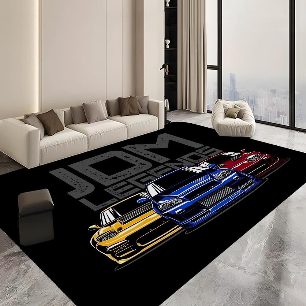 Japan sports car jdm RWB 911 964 933 Painted Door Mat Kids Room Bedroom Decoration Balcony Anti-Slip Doormat Doormat Area Rug