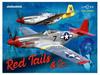 Eduard Dual Combo Limited Edition Army Air Forces Red Tails Plastic Model Kit EDU11159 Molded In Color 1/48 U.S. P-51D
