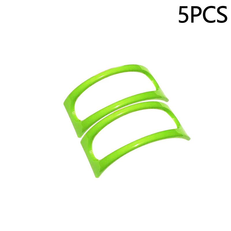 

5 шт. многоразовый держатель для тако, мексиканская фиксированная стойка для блинов, красный/зеленый/желтый поднос для тортильи, держатель для поддона для еды, моющиеся кухонные принадлежности зелёный