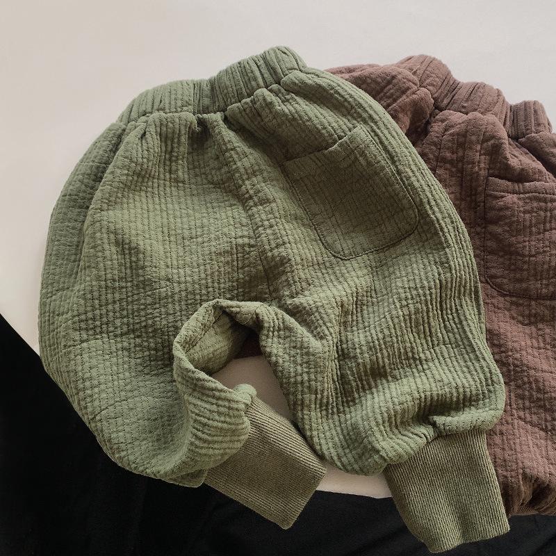 

Детские хлопковые брюки свободного кроя в корейском стиле - Весна/Осень 2025 120 cm