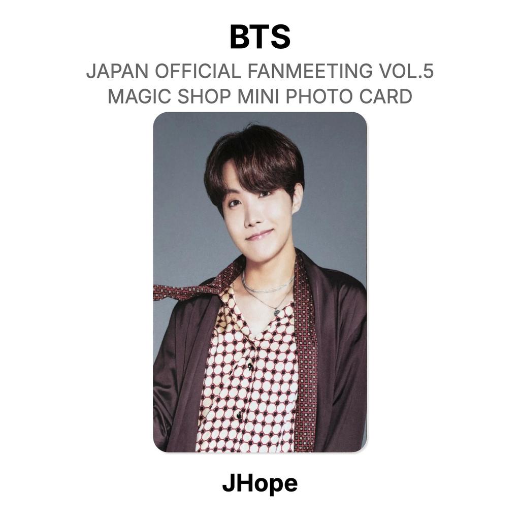 BTS JAPAN OFFICIAL FANMEETING VOL.5 MAGIC SHOP MINI PHOTO CARD Official Photocard