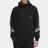 Adidas Colorblock Sports Casual Hooded Jacket Men Outerwear Black GM4430