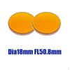 2 Pcs Diameter 18mm Lens for CO2 Cutting Engraving Machine, FL: 50.8mm