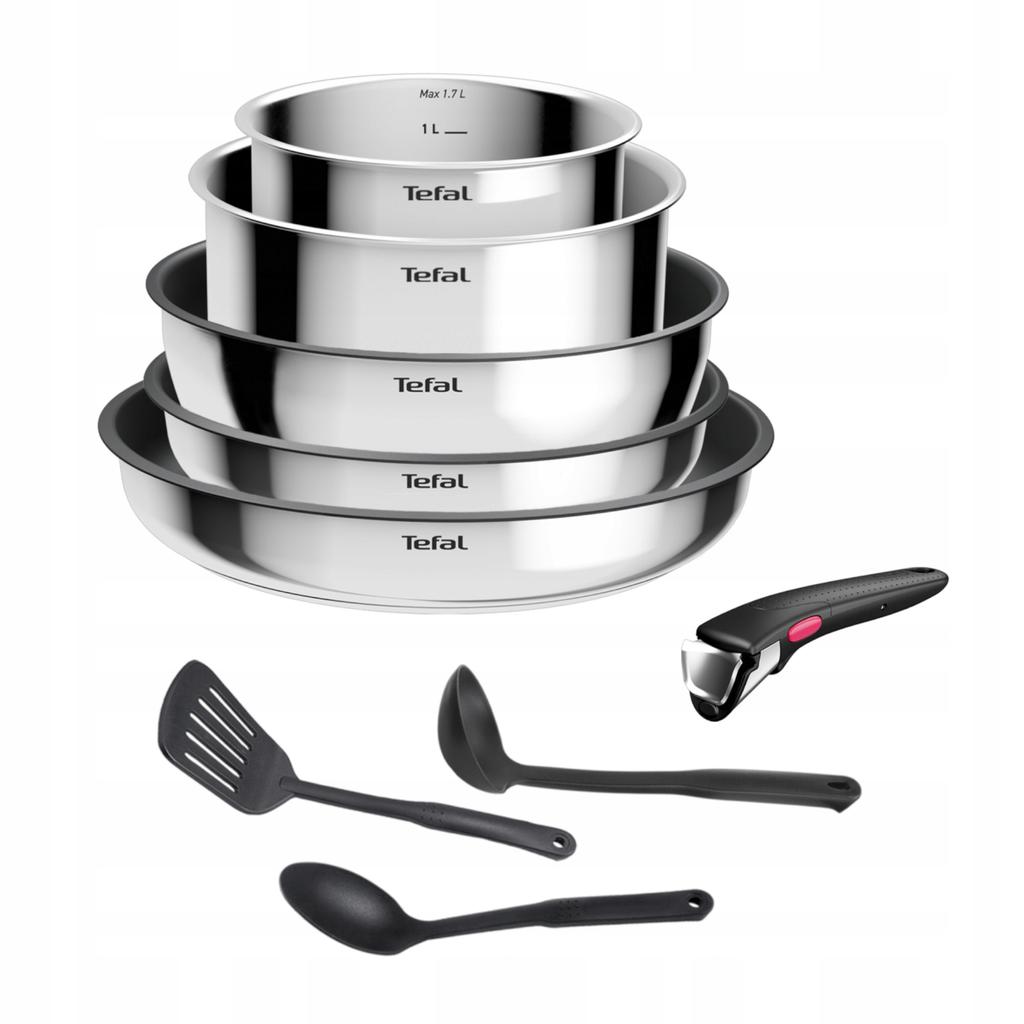 Tefal Ingenio Cook Eat Frying Pan Set (9 Pieces) 1 Pc