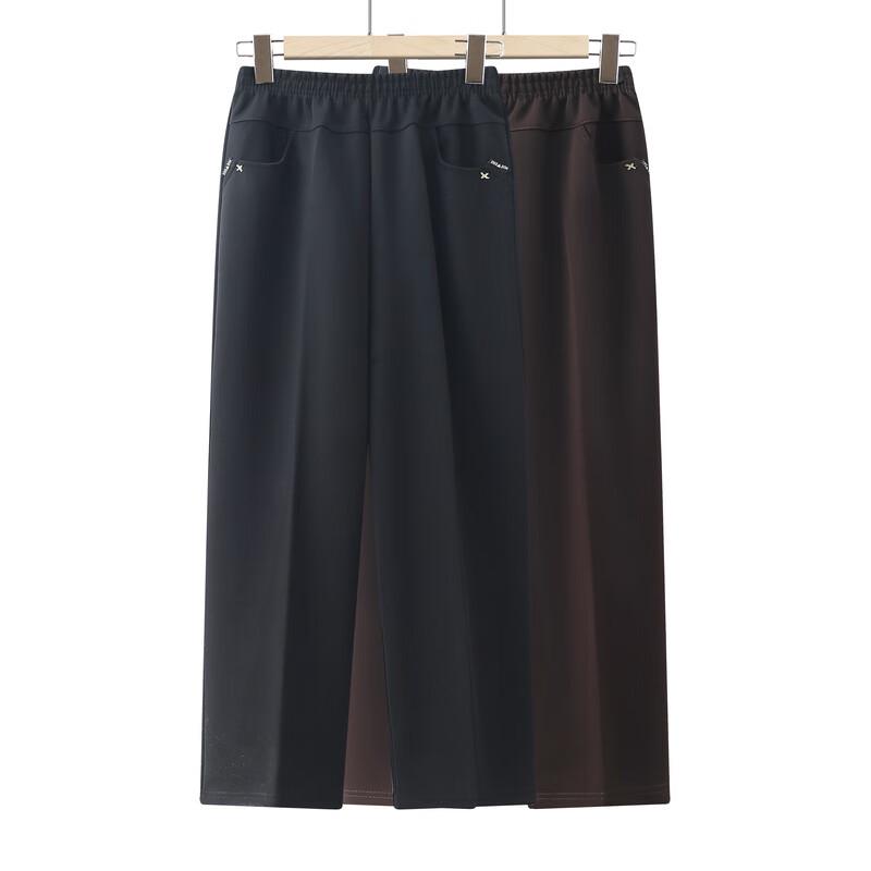 Middle-Aged & Elderly Women's Straight-Leg Casual Trousers