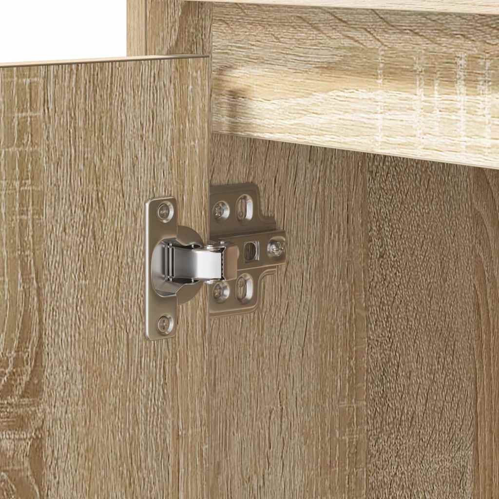 Nightstand 2 Pcs Sonoma Oak 50 X 34.5 X 50 Cm Engineered Wood