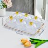 Dried Fruit Plate Appetizer Serving Tray Luxury Divided Platter Condiment for Living