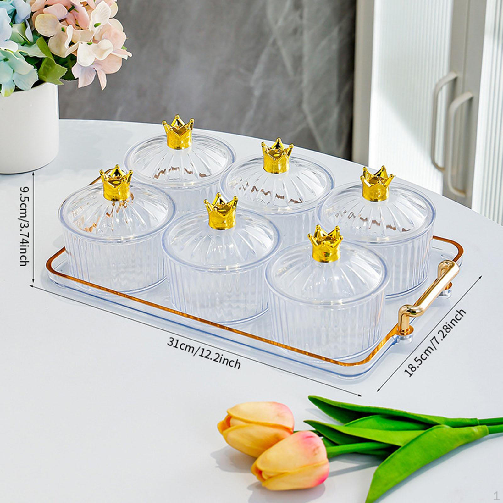 

Сухофрукты Тарелка Закуска Сервировочный Поднос Роскошное Разделенное Блюдо Приправа для Жизни чистый