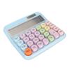 12 Digit Colorful Calculator Mechanical Keyboard Calculator Electronic Desktop Calculator for Home School