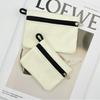 Canvas Mini Coin Purse Simple Zipper Solid Color Key Money Storage Pouch For Women Men Kids Cute Wallet