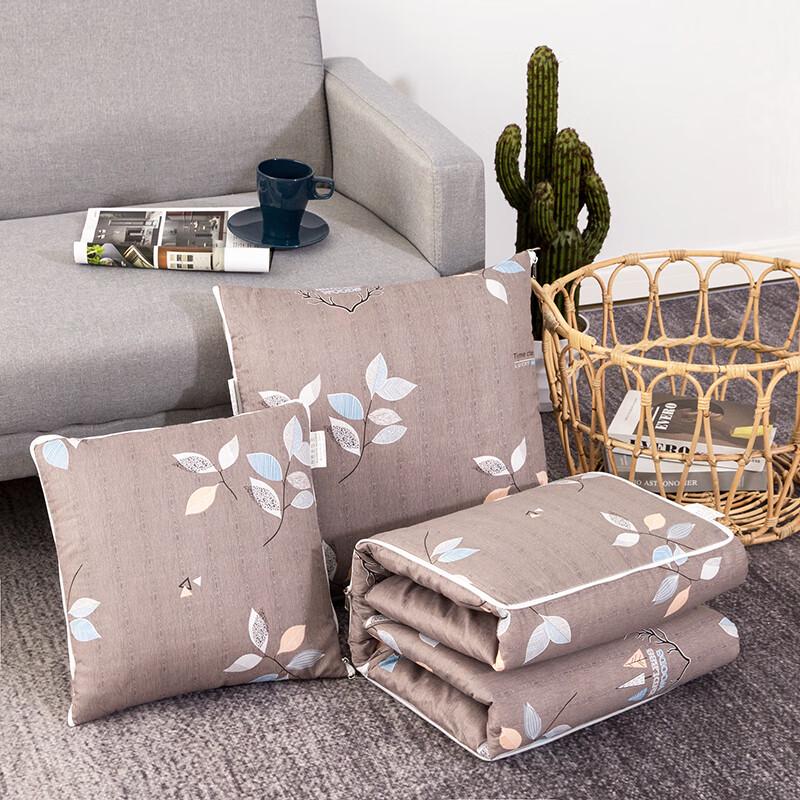 YALU YLC2312 Cotton Throw Pillow Blanket - Random Pattern