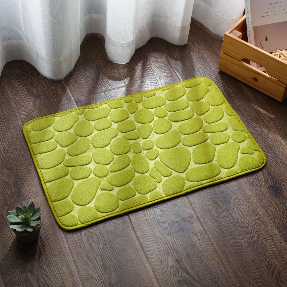 Non-slip Bathroom Bath Mat Non-slip Carpets In Wash Basin Bathtub Side Floor Rug Shower Room Doormat Memory Foam 3D Pad
