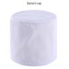 Unisex Thickened White Doctor and Nurse Cap - Sanitary and Professional Round Work Hat