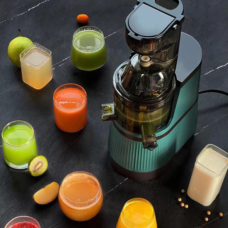 Stainless Steel Juicer with Juice and Pulp Separation - Home Automatic, Large and Small Caliber, Gift Option