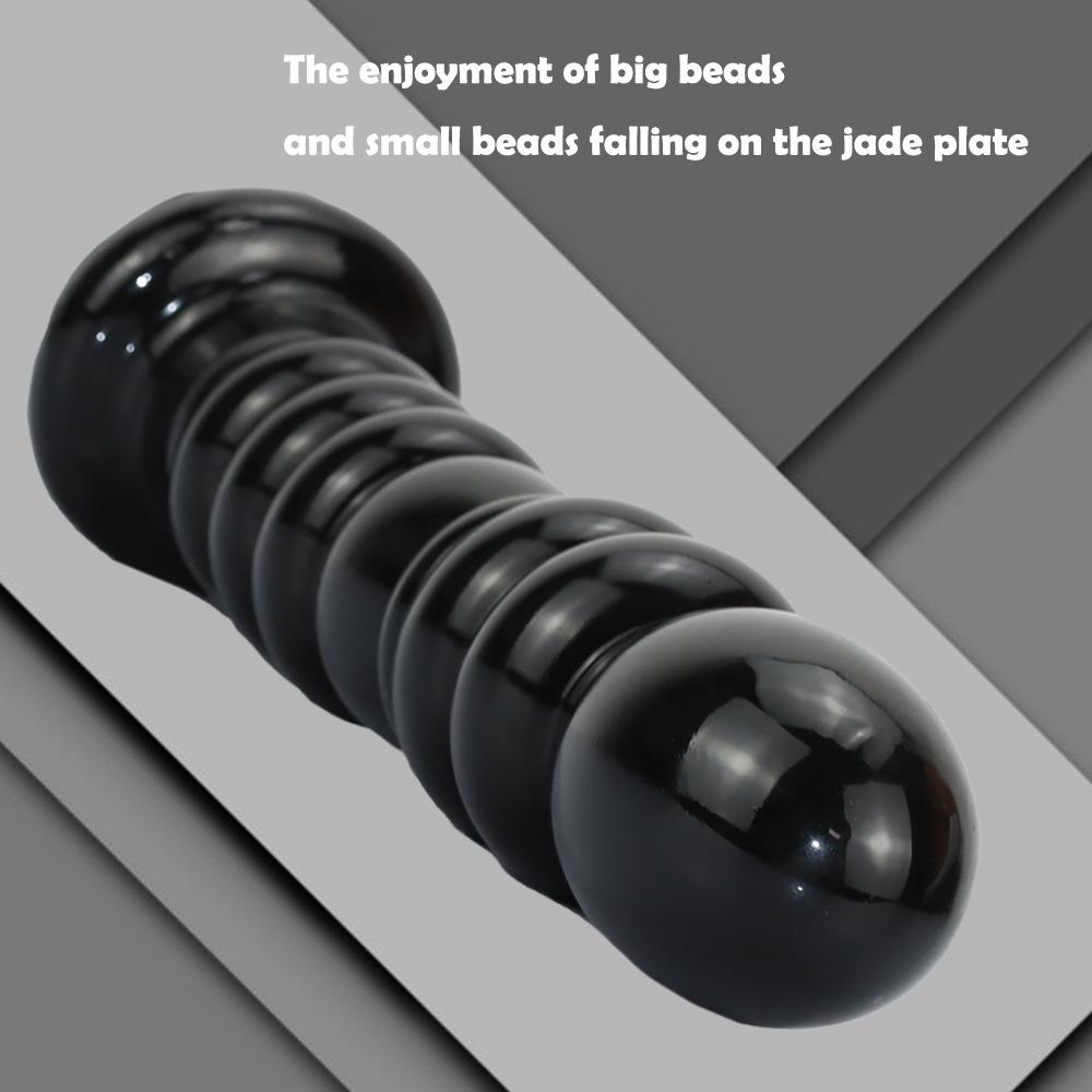 Large Anal Beads & Butt Plug Combo, Anal Sex Toy for Men Women, Beginner To Expert Prostate and Backdoor Pleasure