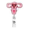 Cute Ambulance Retractable Nurse Badge Reel Clip Cartoon Medicine Doctor Students IC ID Card Badge Holder