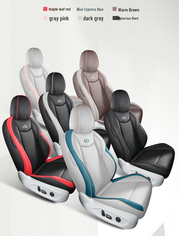 2024 VW ID.7 First Edition Leather Seat Covers - All-Season, Full Surround Design