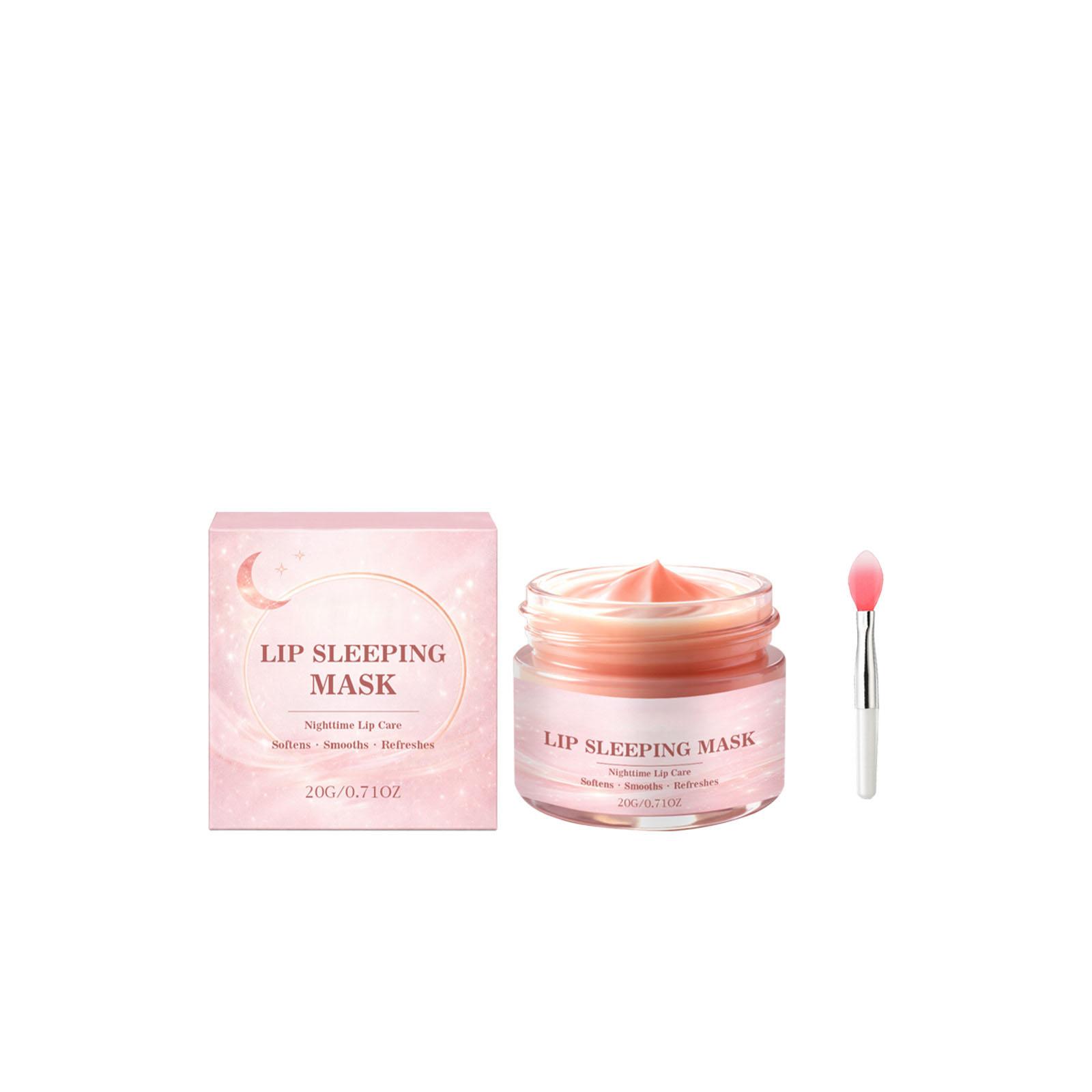 Lip Sleeping Mask Hydrating Lip Care Overnight Treatment Moisturizing Nourishing Repairing Lightweight Formula Protecting Lips One Size