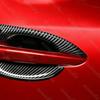 4Pc Carbon Fiber Style Door Handle Bowl Cup Cover Trim Fit For Mazda 3 2019-2023