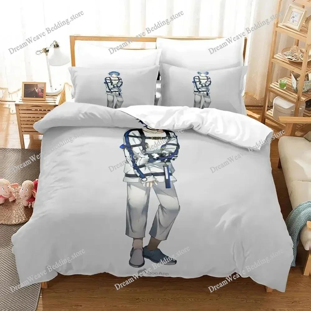 MILGRAM Single Double Queen King Size Bedding Set Boys Bedroom Duvet Cover Set 3D Printed Anime Bed Sheet Set Home Textileextile