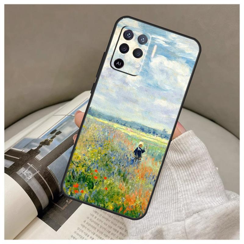 

Claude Monet Art Painting Case For Oppo A5 Pro A38 A58 A78 A98 A54 A74 A94 A18 A57 A17 A77 A80 A60 A40 A96 A76 A16 A15 OPPO A15