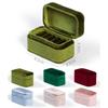 Velvet Jewelry Box Elegant Jewel Case Portable Organizer Case